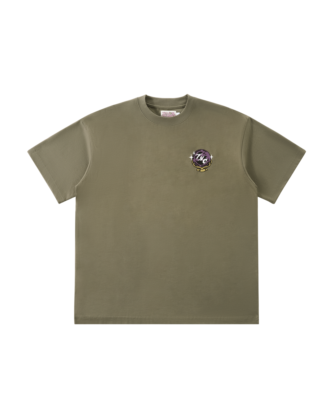CRYSTAL BALL TEE - SAGE GREEN