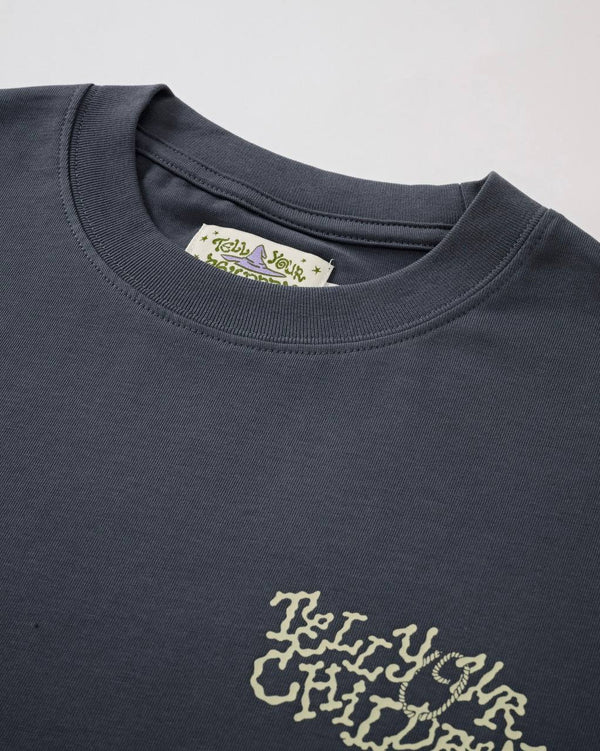 MASHED CREATURES TEE - GREEN BLUE