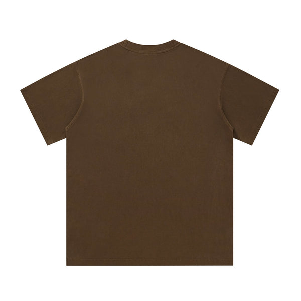 SPELLOUT TEE - BROWN