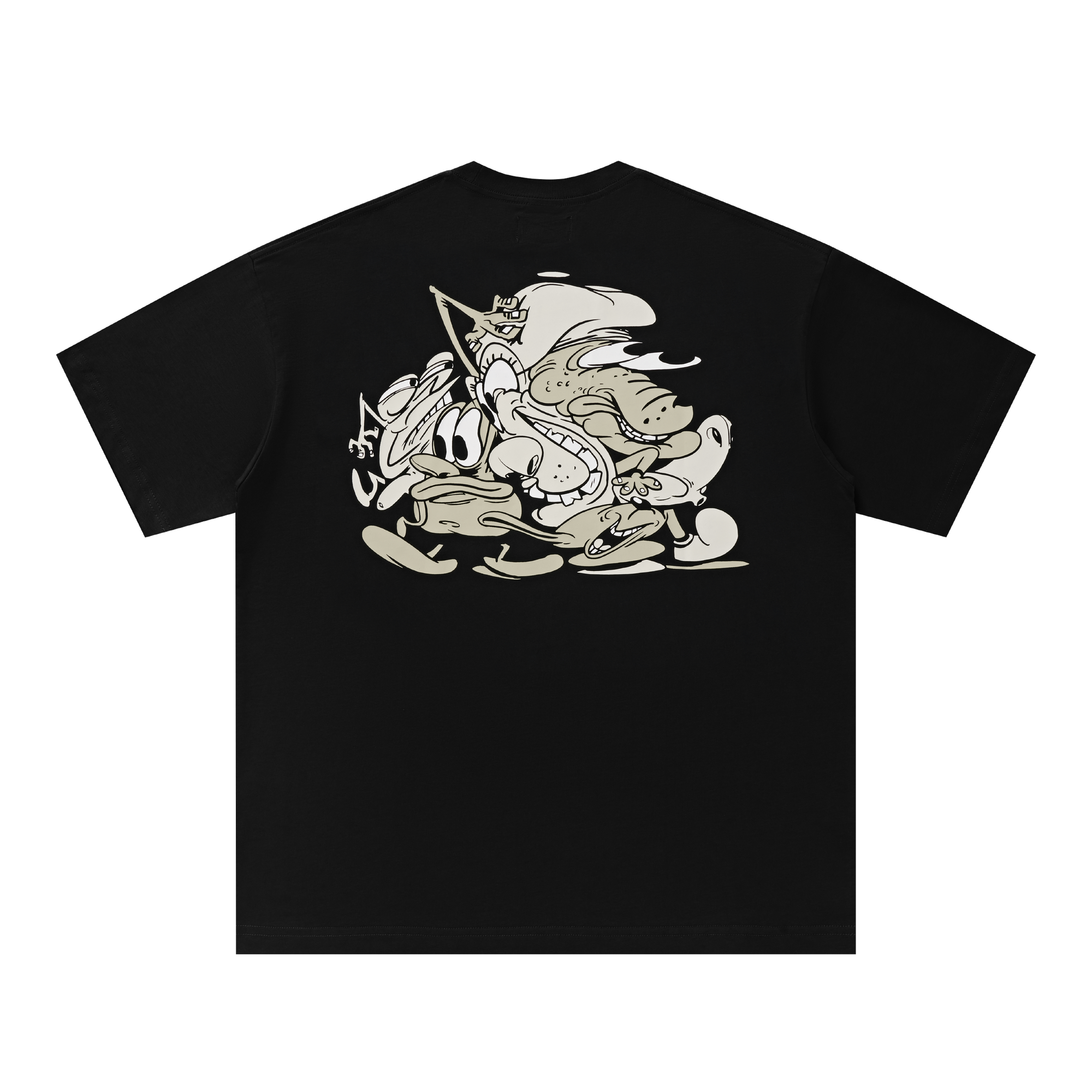 MASHED CREATURES TEE - BLACK