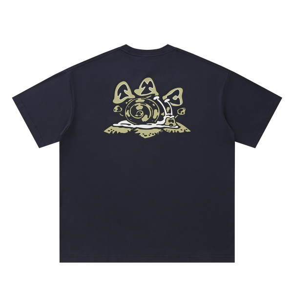 SNAIL TEE - NAVY