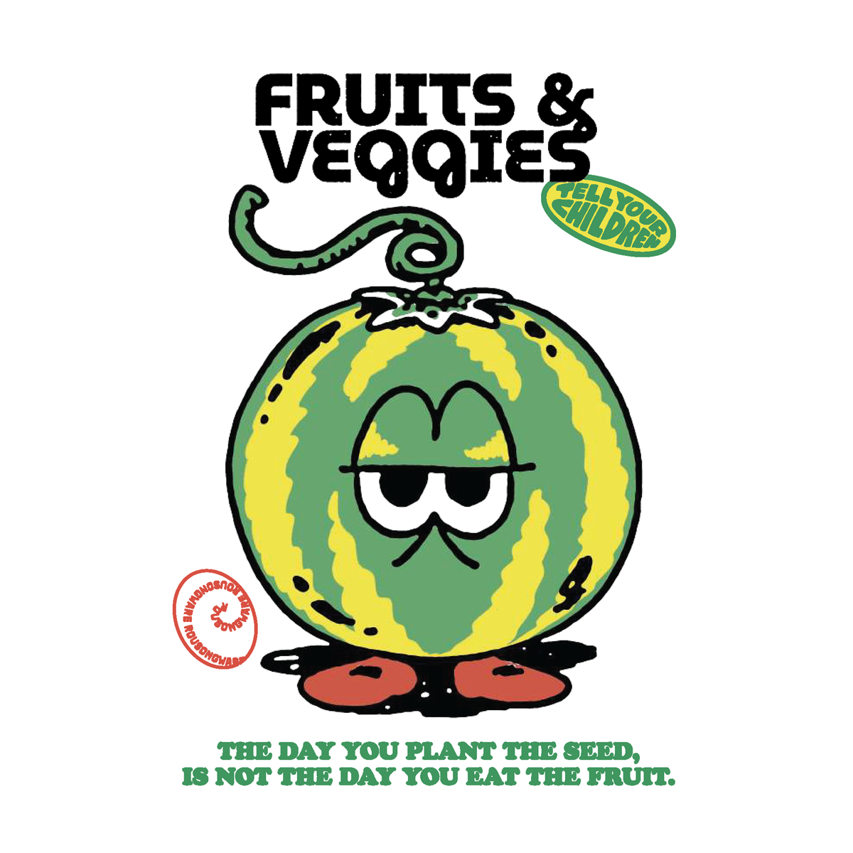 FRUITS N VEGGIES POSTCARDS